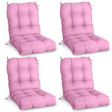 Tufted Outdoor/Indoor Seat/Back Chair Cushions, Set of 4, 42'' x 21'' - Eagle Peak Custom Canopy Tent