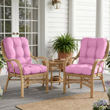 Tufted Outdoor/Indoor Seat/Back Chair Cushions, Set of 4, 42'' x 21'' - Eagle Peak
