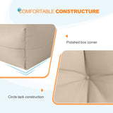 Tufted Outdoor/Indoor Seat/Back Chair Cushions, Set of 4, 42'' x 21'' - Eagle Peak Custom Canopy Tent