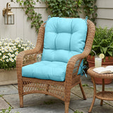 Tufted Outdoor/Indoor Seat/Back Chair Cushions, Set of 4, 42'' x 21'' - Eagle Peak
