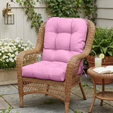 Tufted Outdoor/Indoor Seat/Back Chair Cushions, Set of 4, 42'' x 21'' - Eagle Peak