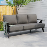 Urban Slate Modern Patio Couch Outdoor Sofa - Eagle Peak Custom Canopy Tent