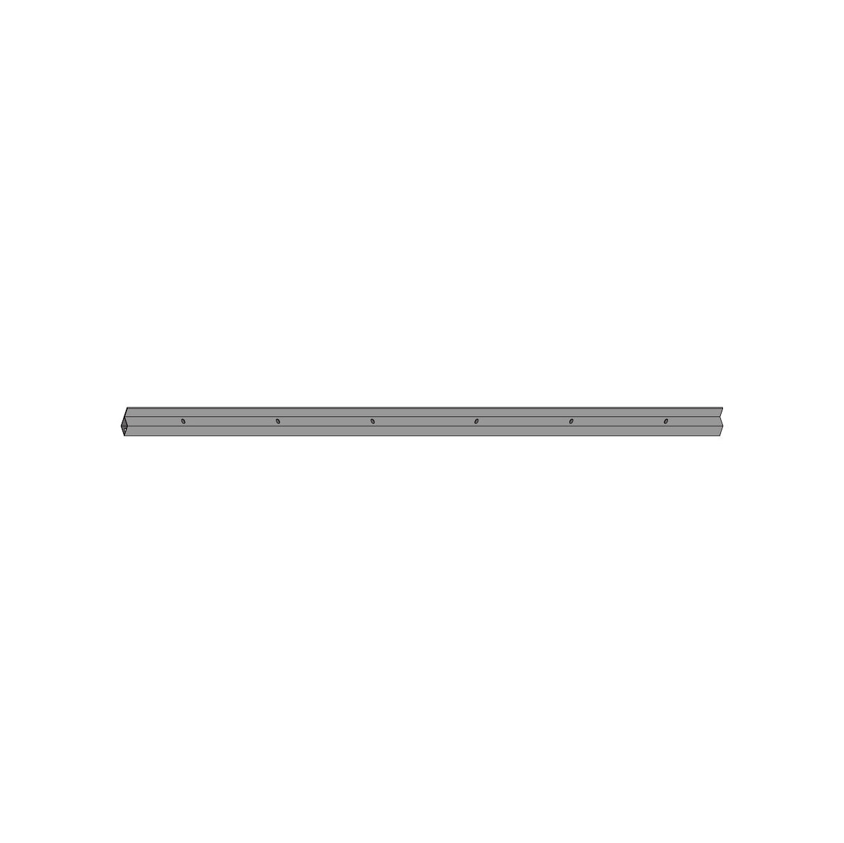 WGD120 - BLK - Part L1 - 1 Top Roof Long Lower Tube - Eagle Peak Canopy and Outdoor Products