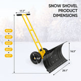 Wheeled Snow Shovel, Single Rod Plow, Single/Dual Rod - Eagle Peak®