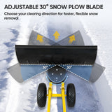 Wheeled Snow Shovel, Single Rod Plow, Single/Dual Rod - Eagle Peak®