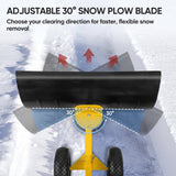 Wheeled Snow Shovel, Single Rod Plow, Single/Dual Rod - Eagle Peak®