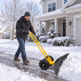Wheeled Snow Shovel, Single Rod Plow, Single/Dual Rod - Eagle Peak®