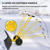 Wheeled Snow Shovel, Single Rod Plow, Single/Dual Rod - Eagle Peak®