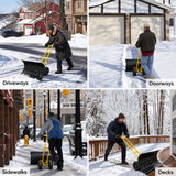 Wheeled Snow Shovel, Single Rod Plow, Single/Dual Rod - Eagle Peak®