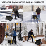 Wheeled Snow Shovel, Single Rod Plow, Single/Dual Rod - Eagle Peak®