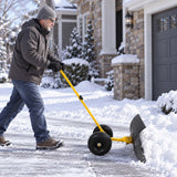 Wheeled Snow Shovel, Single Rod Plow, Single/Dual Rod - Eagle Peak®