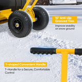Wheeled Snow Shovel, Single Rod Plow, Single/Dual Rod - Eagle Peak®