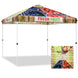 EAGLE PEAK E100/O100 Easy Setup 10x10 Straight Leg Pop Up Canopy Tent with 100 Sqft of Shade