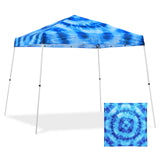 EAGLE PEAK Slant Leg Pop up Canopy Tent, 10x10 Base 8x8 Top