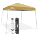 Slant Leg Pop up Canopy Tent, 10x10 Base 8x8 Top