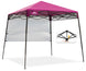 8x8 Pop Up Canopy Tent with Sidewall,8x8 Base 6x6 Top