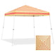 Slant Leg Pop up Canopy Tent, 10x10 Base 8x8 Top with SHADE GRAPHiX High Quality Digital Printed Top