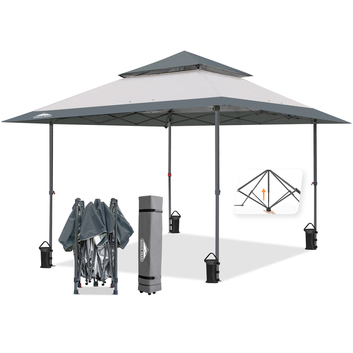 EAGLE PEAK 13x13 Straight Leg Pop Up Canopy Tent