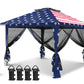 EAGLE PEAK 13x13 Pop Up Gazebo w/ Mosquito Netting - Eagle Peak Canopy and Outdoor Products