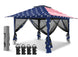 EAGLE PEAK 13x13 Pop Up Gazebo w/ Mosquito Netting - Eagle Peak Canopy and Outdoor Products