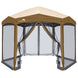 EAGLE PEAK Pop - Up Camping 6 Sided (6x6x6) Gazebo w/ Mosquito Netting Easy Center Push Canopy Shelter Instant Setup Outdoor Screen Ten - Eagle Peak Canopy and Outdoor Products