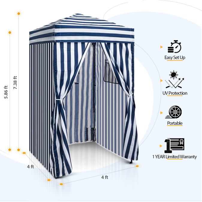 EAGLE PEAK Flex Ultra Compact 4x4 Pop-up Changing Room Canopy